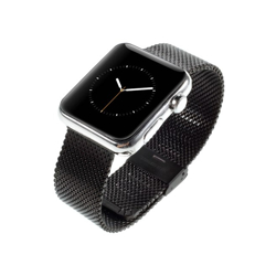 Metal Woven Strap for Apple Watch Series 6, SE, 5, 4 (44mm)/Series 1,2,3 (42mm) - Black