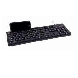 Gembird KB-UM-108 Multimedia keyboard with phone stand
