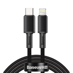Baseus Tungsten Gold Fast Charging Data Cable Type-C to Lightning 20W 2m CATLWJ-A01 Black