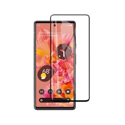 Glass Pro+ Full Screen Tempered Glass Google Pixel 6A Black 