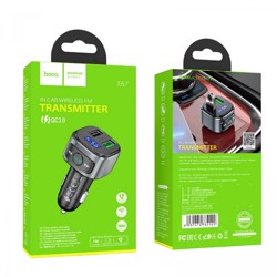 მანქანის დამტენი/FM transmitter Hoco E67
