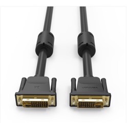 VENTION EAABF  DVI(24+1) Male to Male Cable 1M Black