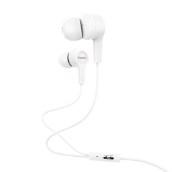 Hoco Daintiness Universal Earphones With Mic M50 White