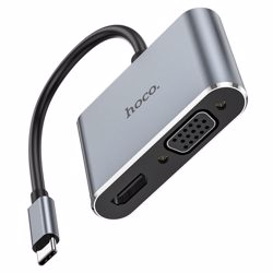 Hoco HB30 Eco Type-C multi-function converter(HDTV+VGA+USB3.0+PD)