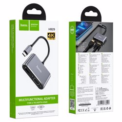 Hoco HB29 Easy-lead Type-C multifunction converter (HDTV+VGA) 