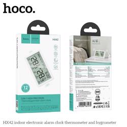 Hoco HX42 indoor electronic alarm clock thermometer and hygrometer 